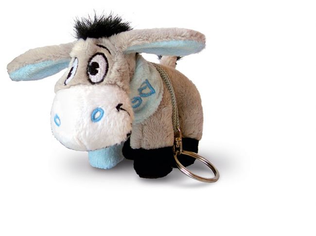 Fleece donkeys Lily and Bellis