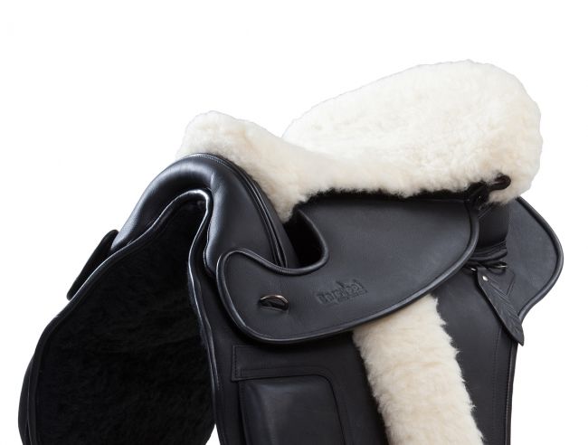 Sitzauflage aus Schafwolle